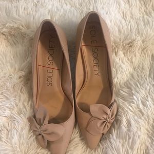 Sole society nude heels